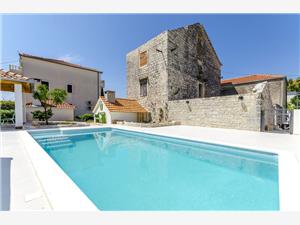 Hus Mia Seget Donji, Stenhus, Storlek 80,00 m2, Privat boende med pool