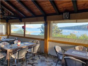 Ferienwohnungen Ivi Kampor - Insel Rab, Größe 66,00 m2, Luftlinie bis zum Meer 50 m, Entfernung vom Ortszentrum (Luftlinie) 0 m