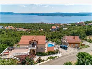 Smještaj s bazenom Rijeka i Crikvenica rivijera,RezervirajAidaOd 285 €